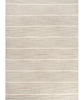 Cape Cod Stripe Flat Weave Rug, Light Gray