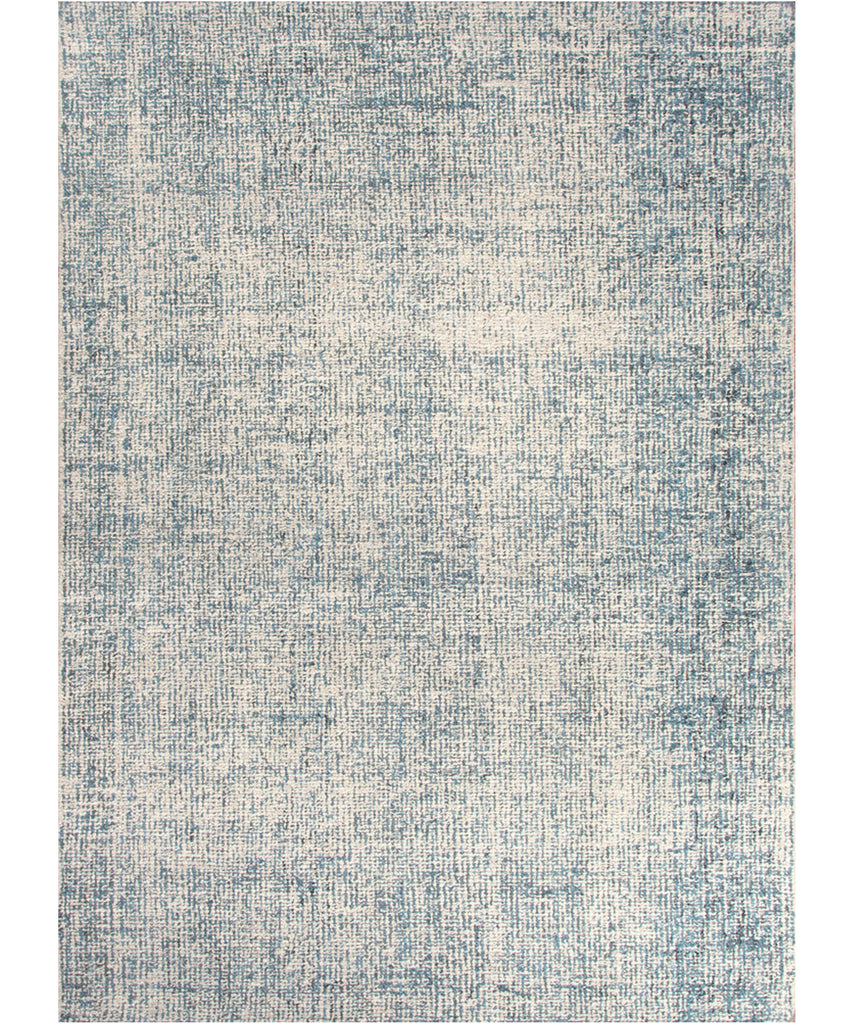 Oland Heathered Wool Rug, Denim