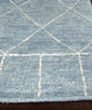 Tangier Hand-Knotted Wool Rug, Slate Blue