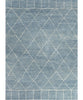 Tangier Hand-Knotted Wool Rug, Slate Blue