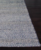 Wales Wool Flatweave Rug, Charcoal