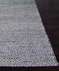 Wales Wool Flatweave Rug, Charcoal