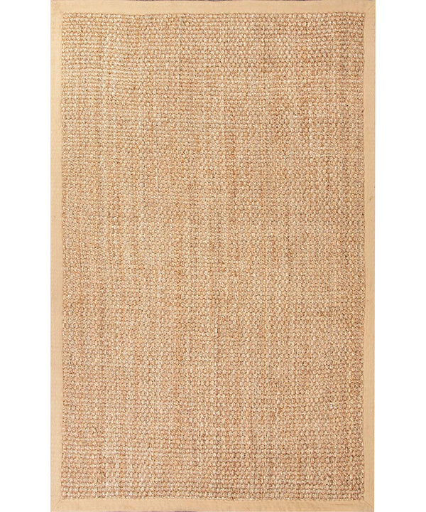 Adesina Jute Rug, Tan Border