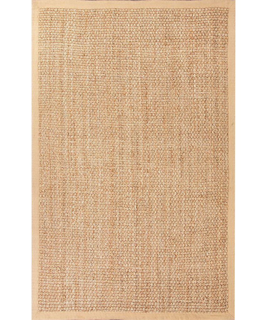 Adesina Jute Rug, Tan Border