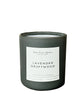 Lavender Driftwood Candle, 14 oz. Smoke Glass