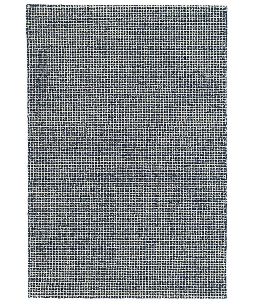 Matrix Wool Tufted Rug, Navy
