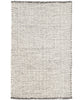 Network Woven Wool Rug, Black