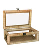 Palmetto Rattan & Glass Box