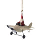 Aviator Santa Ornaments