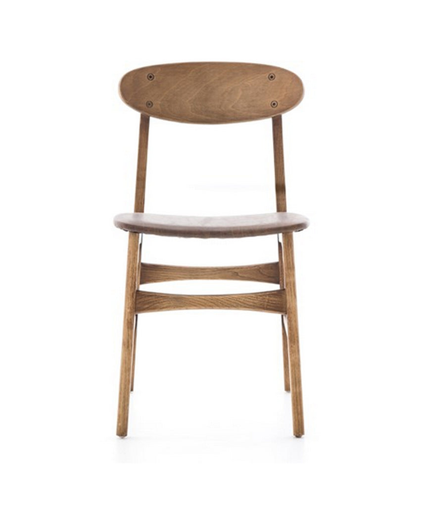 School Chair, Leather Seat