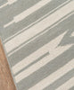 Theo Stripe Flat Weave Rug, Grey