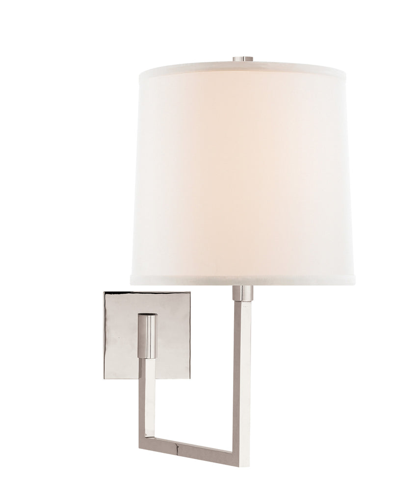 Aspect Large Articulating Sconce, Polished Nickel