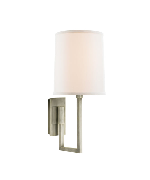 Aspect Library Sconce, Pewter