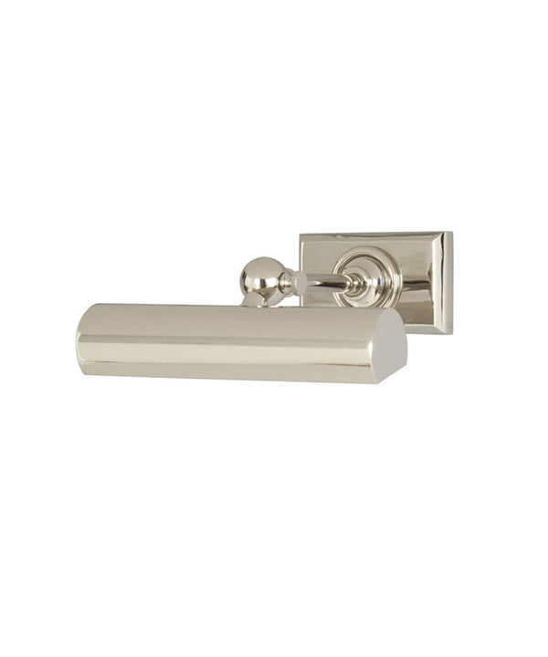 Cabinet Makers 8" Picture Light, Polished Nickel