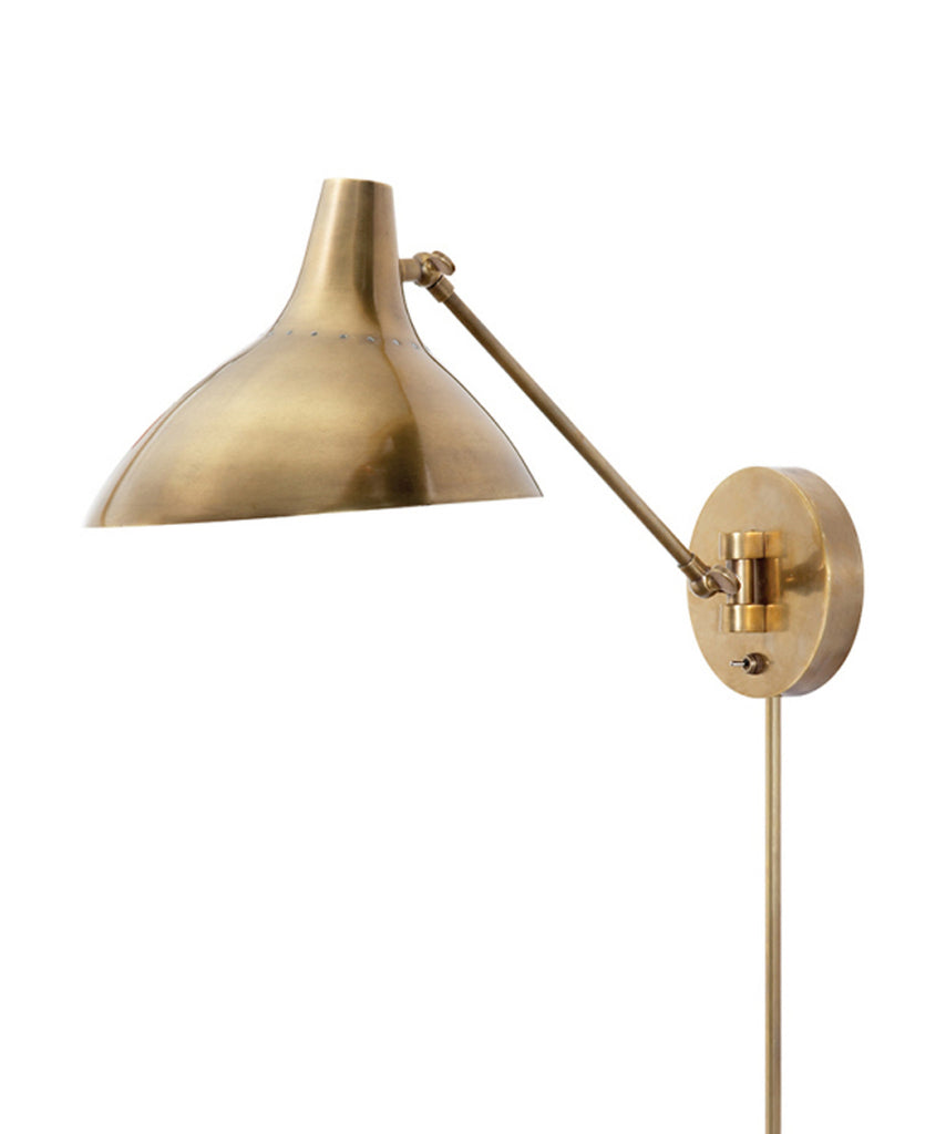 Charlton Wall Sconce, Antique Brass