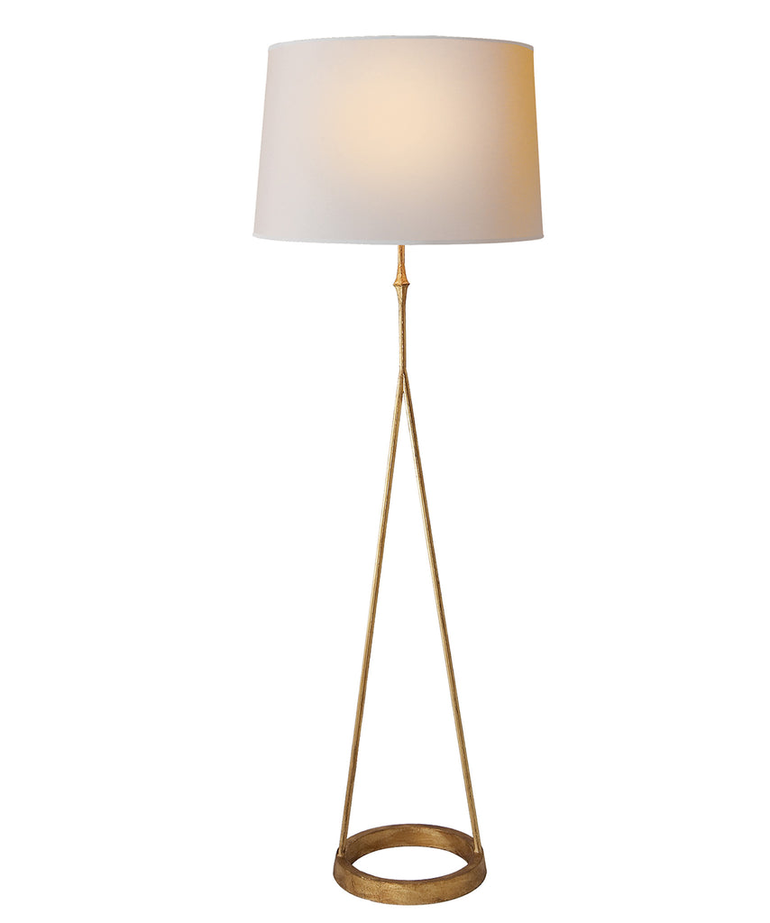 Dauphine Floor Lamp, Gilded Gold