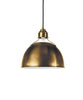 Eugene Small Pendant, Antique Brass