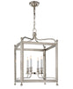 Medium Greggory Hanging Lantern, Polished Nickel