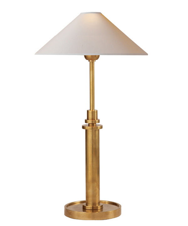 Hargett Adjustable Table Lamp, Antique Brass