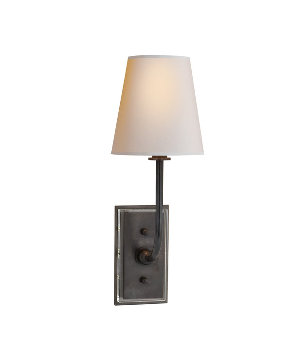 Hulton Single Wall Sconce, Bronze