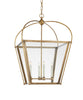 Medium Plantation Lantern, Antique Brass