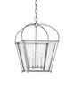 Small Plantation Lantern, Polished Nickel