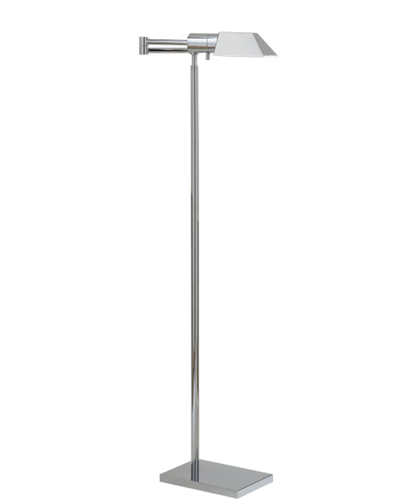 Studio Swing Arm Floor Lamp, Polished Nickel