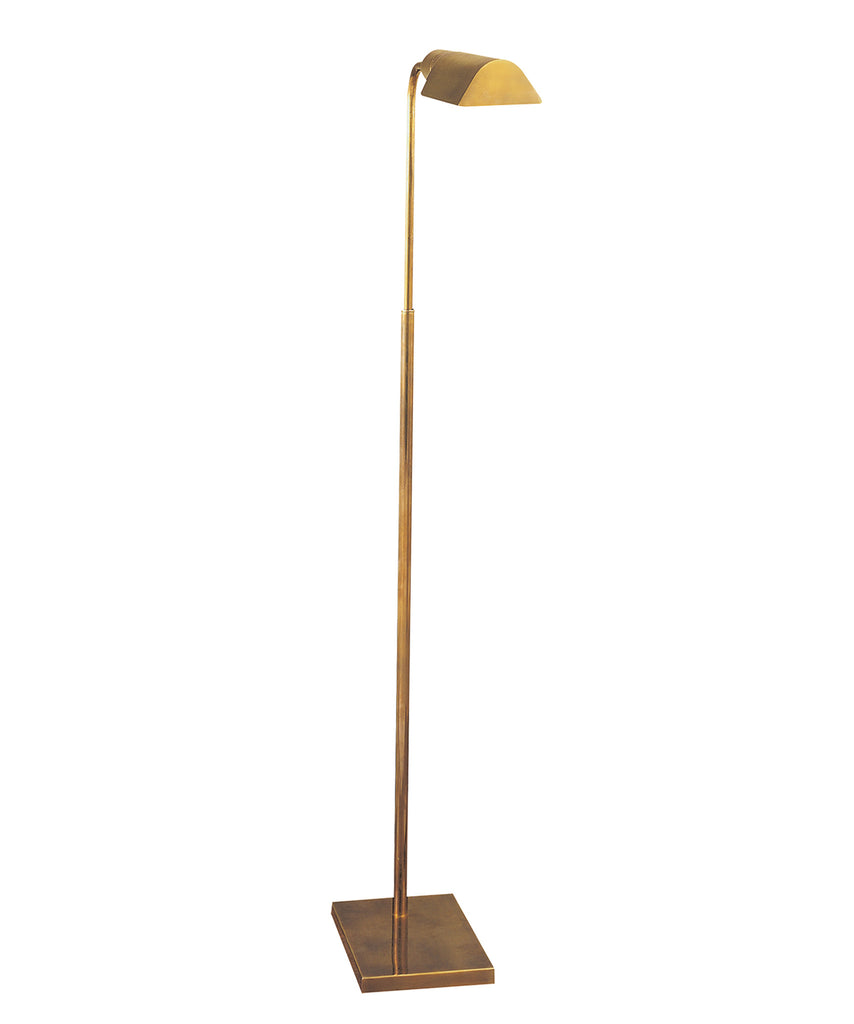 Studio Adjustable Floor Lamp Antique Brass High Street Market