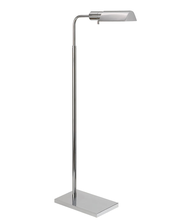 Studio Adjustable Floor Lamp, Polished Nickel