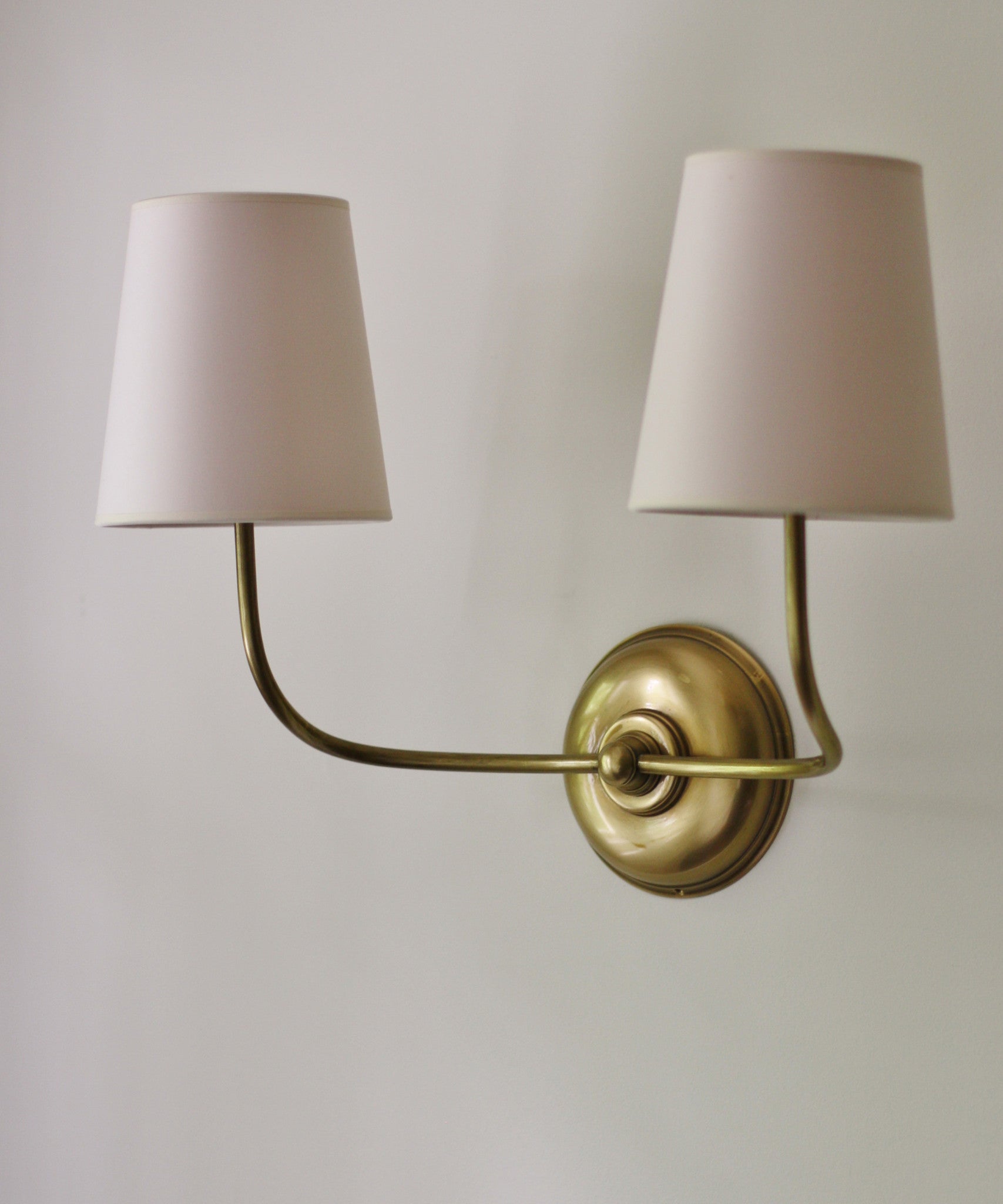 Vendome Double Wall Sconce, Antique Brass – High Street Market