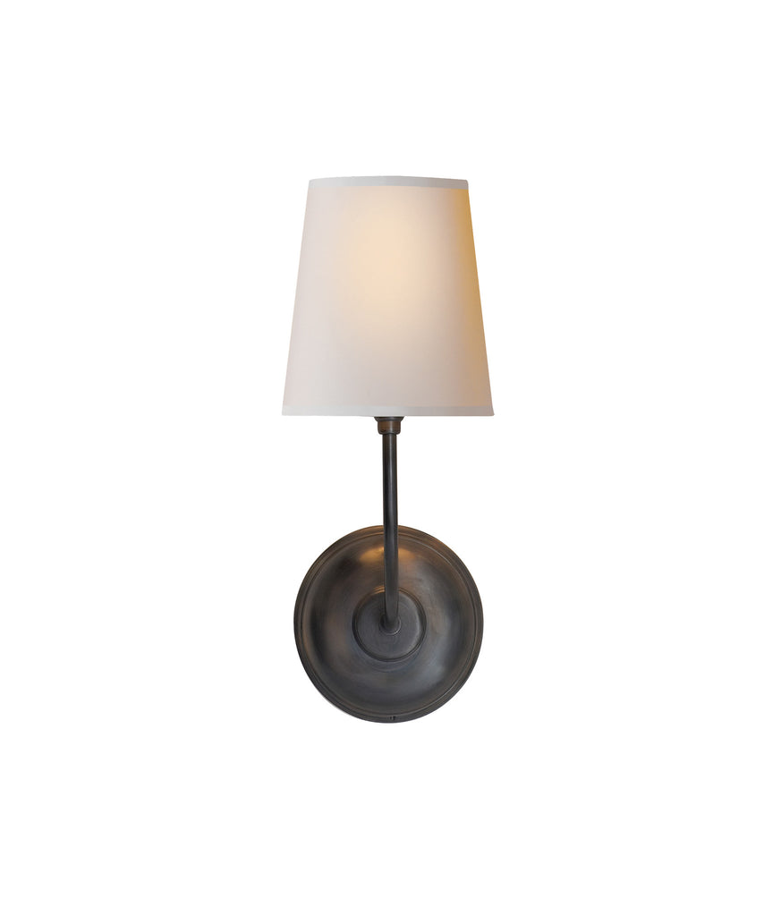 Vendome Single Wall Sconce, Bronze