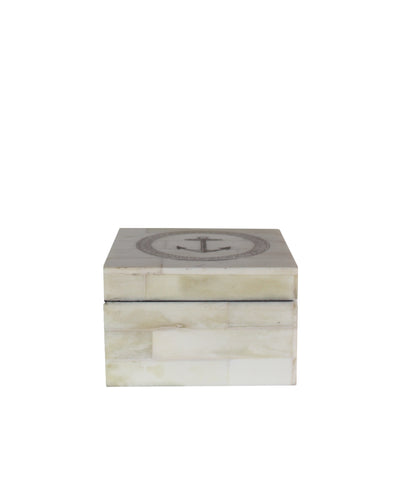 Bone Clad Storage Box with Anchor