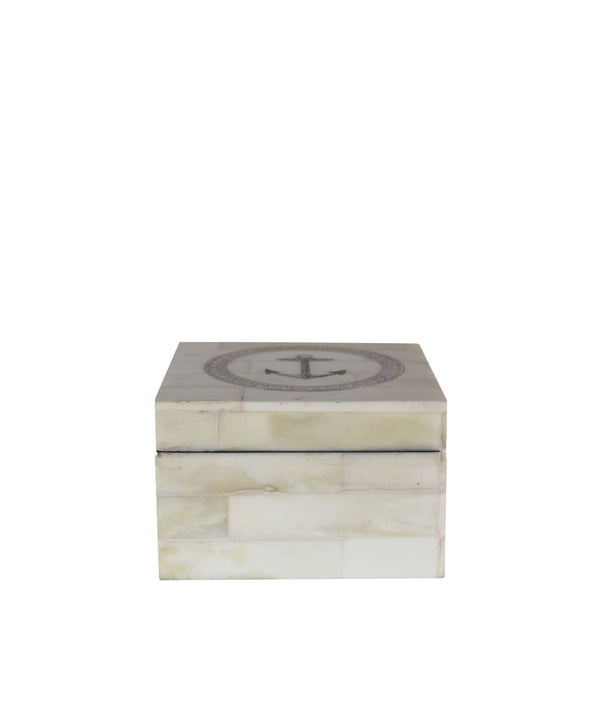 Bone Clad Storage Box with Anchor