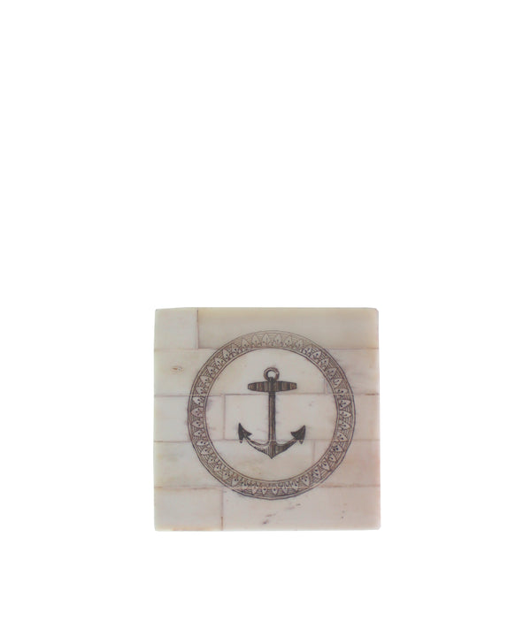 Bone Clad Storage Box with Anchor