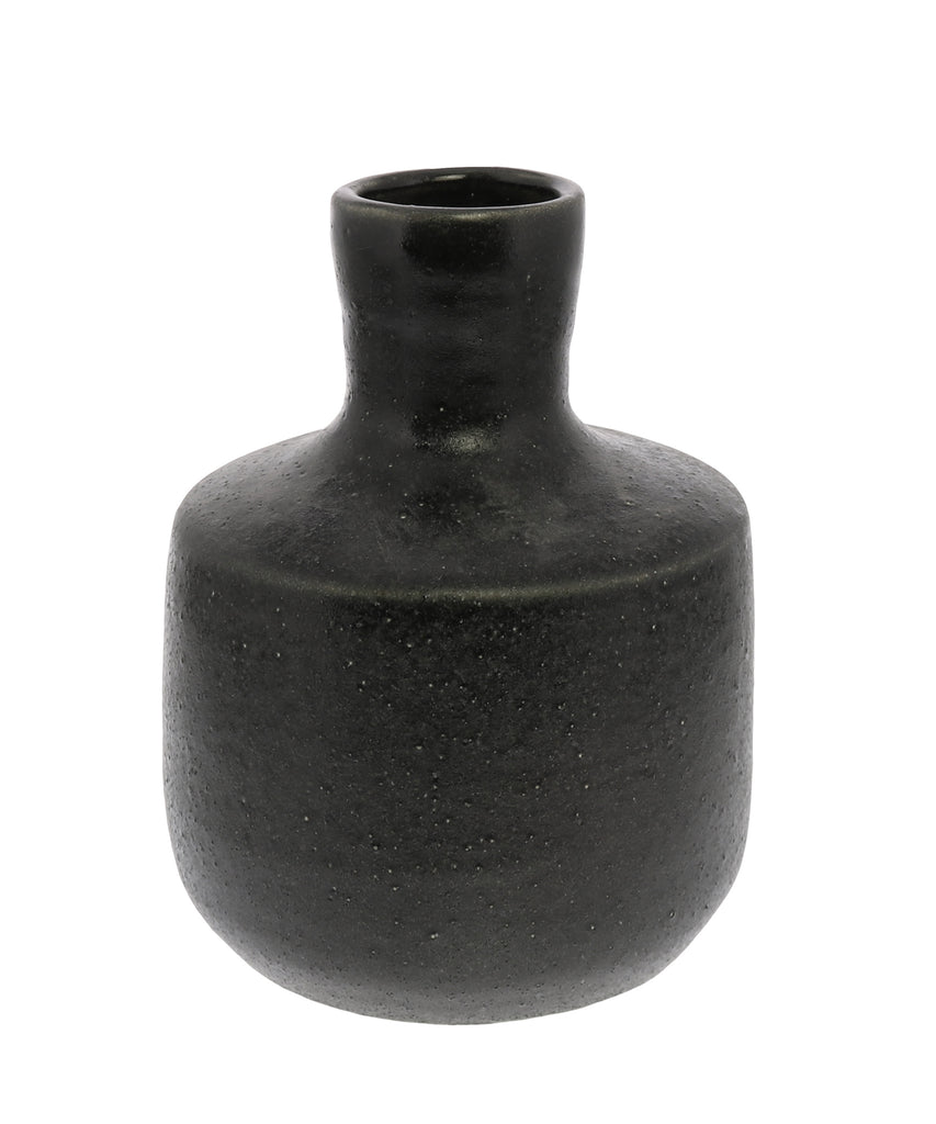 Hans Volcano Vase, Black