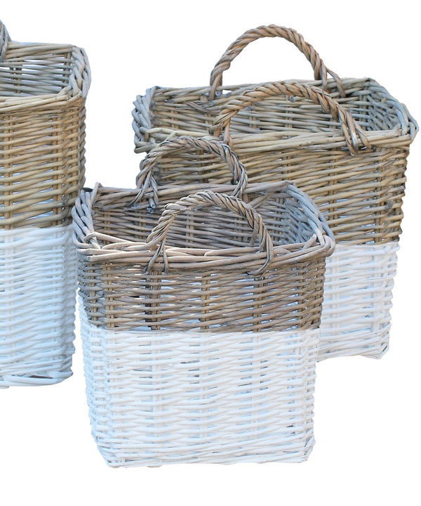 Dipped Woven Square Basket