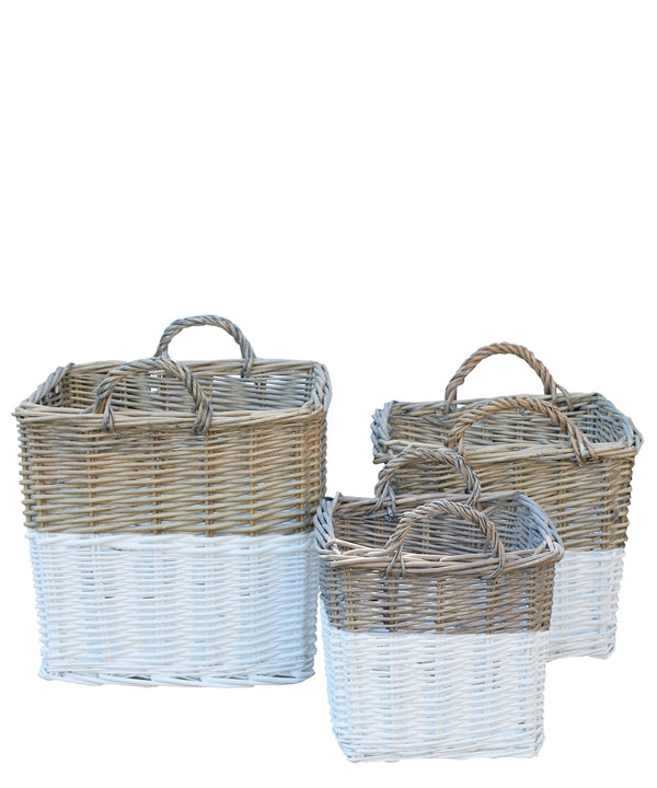 Dipped Woven Square Basket