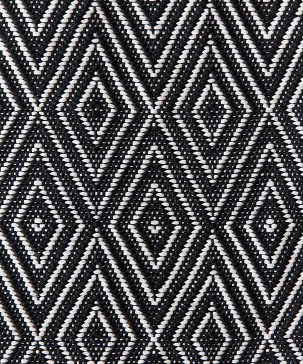 Cape May Diamond Indoor/Outdoor Rug, Black