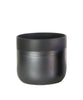 Dipped Matte Ceramic Planter, Black