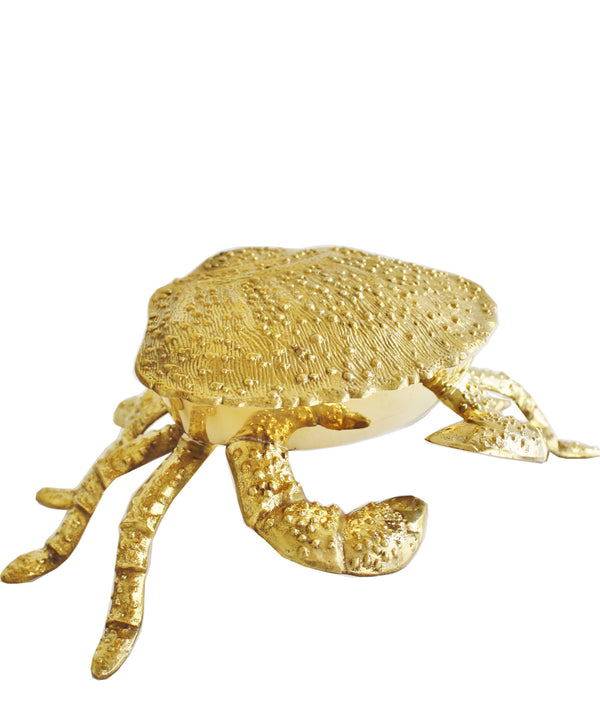 Large Brass King Crab Box