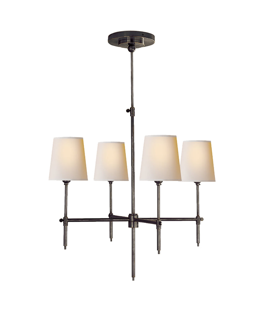 Small Bryant Chandelier, Bronze