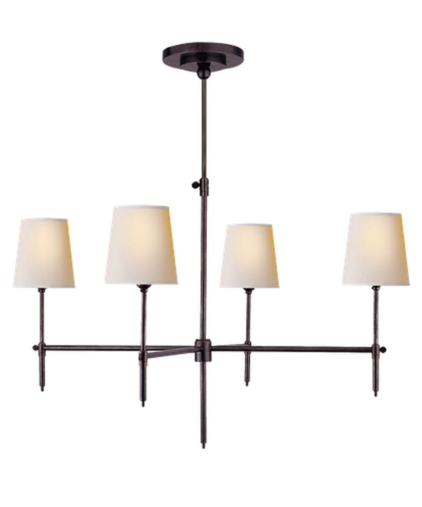 Large Bryant Chandelier, Bronze