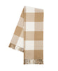 Buffalo Check Throw Blanket, Caramel