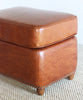 Benjamin Leather Ottoman