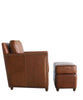 Benjamin Leather Ottoman