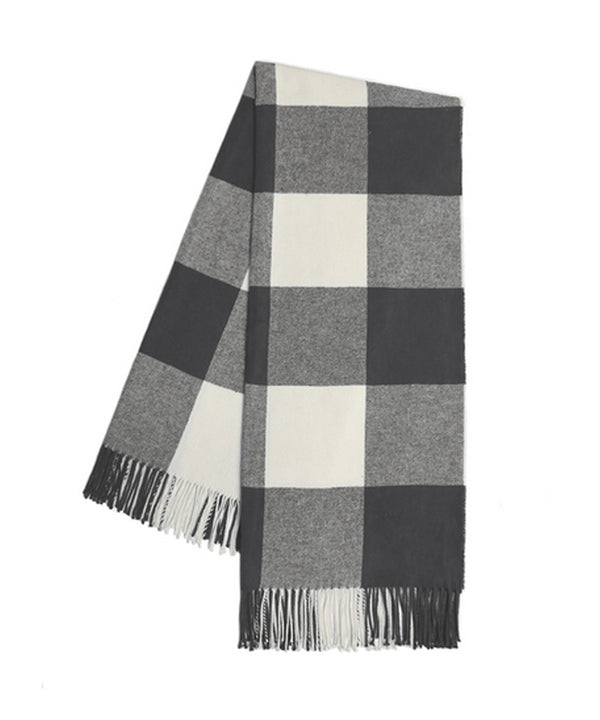 Buffalo Check Throw Blanket, Charcoal
