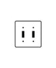 Philadelphia Switch & Outlet Plate, Unlacquered Brass
