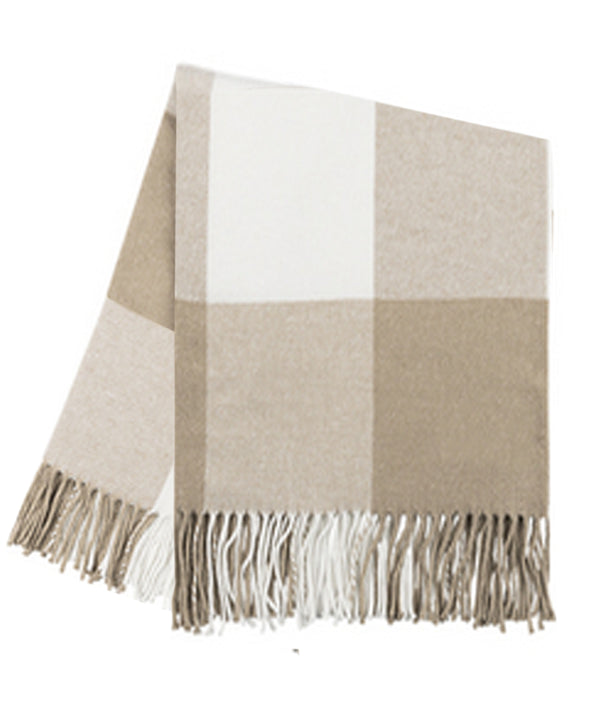 Buffalo Check Throw Blanket, Dune