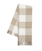 Buffalo Check Throw Blanket, Dune