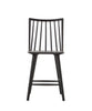 Elsie Windsor Counter Stool, Black Oak